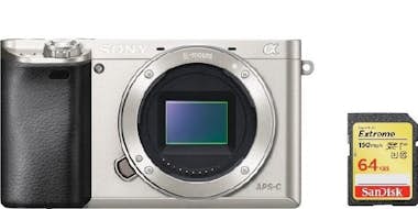 Sony SONY A6000 Cuerpo Plata + 64GB tarjeta SD Sony SONY A6000 Cuerpo Plata + 64GB tarjeta SD