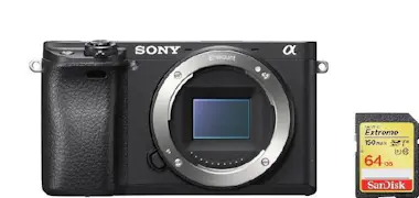 Sony SONY A6300 Cuerpo Negro + 64GB tarjeta SD Sony SONY A6300 Cuerpo Negro + 64GB tarjeta SD