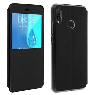 Avizar Funda Huawei Y9 2019 con ventana y F. Soporte - Ne Avizar Funda Huawei Y9 2019 con ventana y F. Soporte - Ne