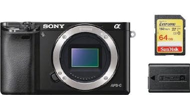 Sony SONY A6000 Cuerpo Negro + 64GB tarjeta SD + NP-FW5 Sony SONY A6000 Cuerpo Negro + 64GB tarjeta SD + NP-FW5