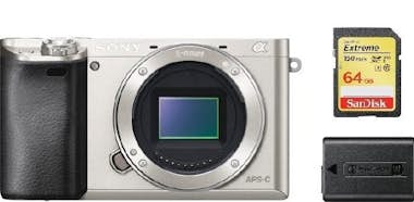 Sony SONY A6000 Cuerpo Plata + 64GB tarjeta SD + NP-FW5 Sony SONY A6000 Cuerpo Plata + 64GB tarjeta SD + NP-FW5