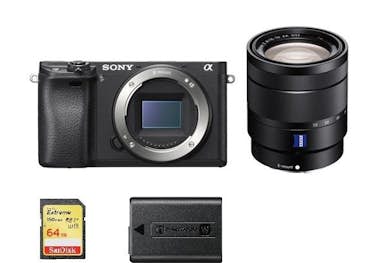 Sony SONY A6300 Negro + SEL 16-70MM F4 ZA OSS + Tarjeta Sony SONY A6300 Negro + SEL 16-70MM F4 ZA OSS + Tarjeta