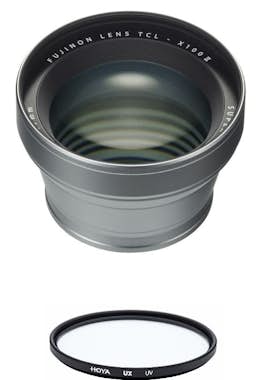 FujiFilm FUJIFILM TCL-X100 II Plata Tele conversion Lente + FujiFilm FUJIFILM TCL-X100 II Plata Tele conversion Lente +