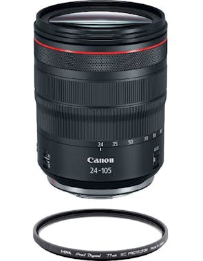 Canon CANON RF 24-105mm F4L IS USM + HOYA 77mm PRO 1D Pr Canon CANON RF 24-105mm F4L IS USM + HOYA 77mm PRO 1D Pr