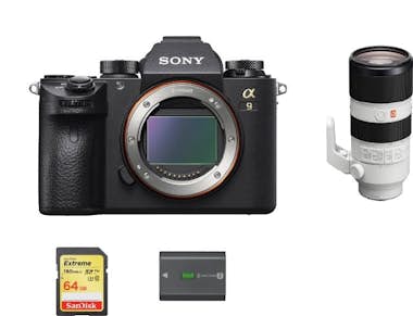 Sony SONY A9 + SEL 70-200MM F2.8 GM OSS + Tarjeta SD de Sony SONY A9 + SEL 70-200MM F2.8 GM OSS + Tarjeta SD de