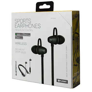 Platinet Auriculares Stereo Bluetooth Neck Sport Negro Platinet Auriculares Stereo Bluetooth Neck Sport Negro