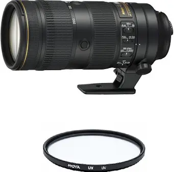Nikon NIKON AF-S 70-200MM F2.8E FL ED VR + HOYA UX UV 77 Nikon NIKON AF-S 70-200MM F2.8E FL ED VR + HOYA UX UV 77