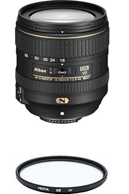 Nikon NIKON AF-S DX 16-80MM F2.8-4E ED VR + HOYA UX UV 7 Nikon NIKON AF-S DX 16-80MM F2.8-4E ED VR + HOYA UX UV 7