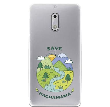 Generica Carcasa Dibujo Save Pachamama WP003 para Nokia 6 Generica Carcasa Dibujo Save Pachamama WP003 para Nokia 6