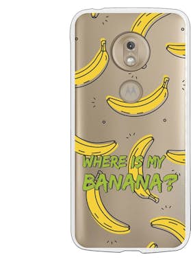 Generica Carcasa Dibujo Banana WP012 para Motorola Moto G7 Generica Carcasa Dibujo Banana WP012 para Motorola Moto G7