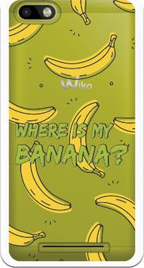 Generica Carcasa Dibujo Banana WP012 para Wiko Lenny 3 / Je Generica Carcasa Dibujo Banana WP012 para Wiko Lenny 3 / Je
