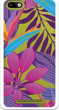 Generica Carcasa Dibujo Hojas WP017 para Wiko Lenny 3 / Jer Generica Carcasa Dibujo Hojas WP017 para Wiko Lenny 3 / Jer