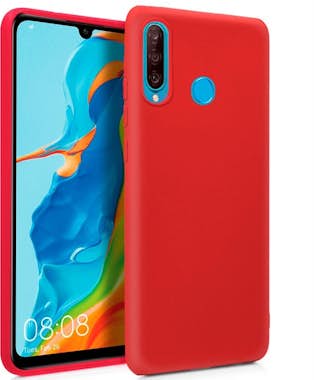 Cool Carcasa Silicona Huawei P30 Lite (Rojo) Cool Carcasa Silicona Huawei P30 Lite (Rojo)