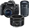 Canon CANON EOS 750D KIT EF-S 18-55mm F3.5-5.6 IS STM + Canon CANON EOS 750D KIT EF-S 18-55mm F3.5-5.6 IS STM +