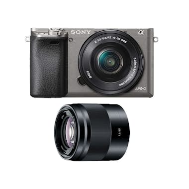 Sony SONY A6000 Gris KIT SEL 16-50MM F3.5-5.6 OSS Negro Sony SONY A6000 Gris KIT SEL 16-50MM F3.5-5.6 OSS Negro