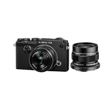 Olympus OLYMPUS PEN-F Negro TWIN KIT 17mm F1.8 Negro 12mm Olympus OLYMPUS PEN-F Negro TWIN KIT 17mm F1.8 Negro 12mm