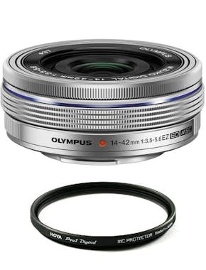 Olympus OLYMPUS 14-42MM F3.5-5.6 EZ ED Plata + HOYA 37mm P Olympus OLYMPUS 14-42MM F3.5-5.6 EZ ED Plata + HOYA 37mm P