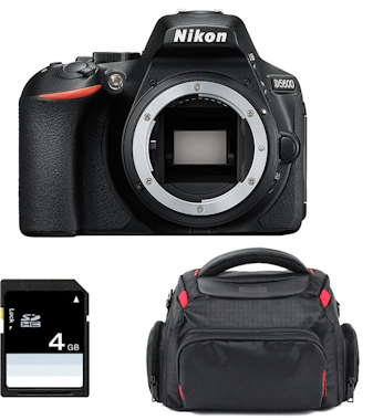 Nikon D5600 Cuerpo + Bolsa + SD 4Go Nikon D5600 Cuerpo + Bolsa + SD 4Go