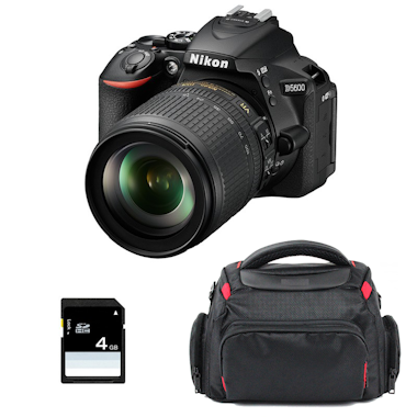 Nikon D5600 + AF-S DX 18-105 mm f/3.5-5.6G ED VR + Bolsa Nikon D5600 + AF-S DX 18-105 mm f/3.5-5.6G ED VR + Bolsa