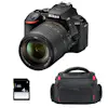 Nikon D5600 + AF-S DX 18-140 mm f/3.5-5.6G ED VR + Bolsa Nikon D5600 + AF-S DX 18-140 mm f/3.5-5.6G ED VR + Bolsa