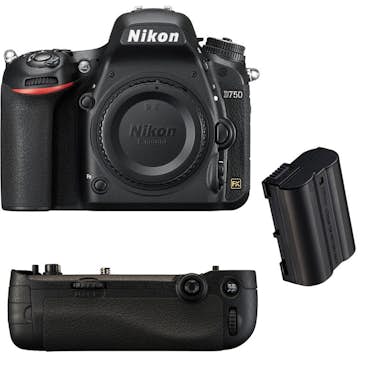 Nikon D750 + Grip MB-D16 + Bateria EN-EL15 Nikon D750 + Grip MB-D16 + Bateria EN-EL15