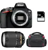 Nikon D3500 + AF-S DX 18-140 mm f/3.5-5.6G ED VR + Bolsa Nikon D3500 + AF-S DX 18-140 mm f/3.5-5.6G ED VR + Bolsa