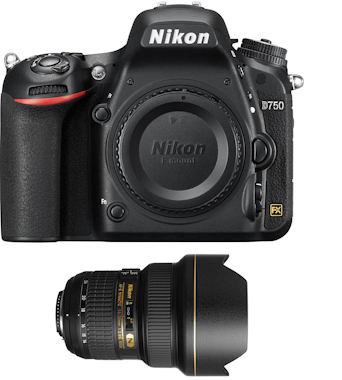 Nikon D750 Cuerpo + AF-S Nikkor 14-24mm f/2.8G ED Nikon D750 Cuerpo + AF-S Nikkor 14-24mm f/2.8G ED