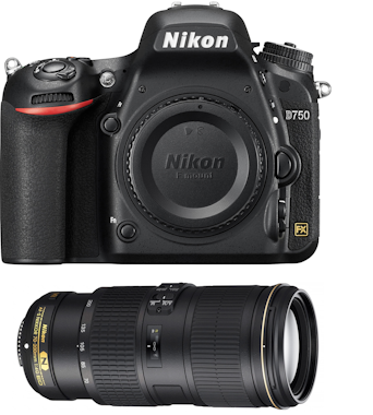 Nikon D750 Cuerpo + AF-S Nikkor 70-200mm f/4G ED VR Nikon D750 Cuerpo + AF-S Nikkor 70-200mm f/4G ED VR