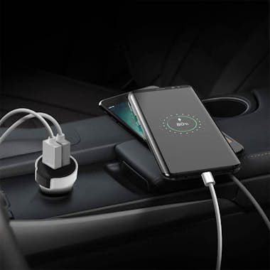 Clappio Cargador de mechero Doble Puerto USB 2.4A + Cable Clappio Cargador de mechero Doble Puerto USB 2.4A + Cable