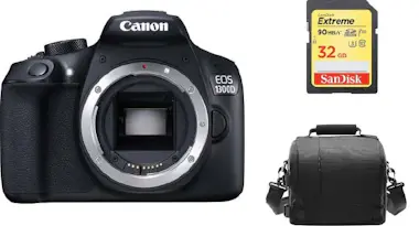 Canon CANON EOS 1300D Cuerpo + 32GB SD tarjeta + Bolsa d Canon CANON EOS 1300D Cuerpo + 32GB SD tarjeta + Bolsa d