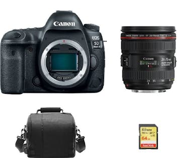Canon CANON EOS 5D IV KIT EF 24-70mm F4L IS USM + 64GB S Canon CANON EOS 5D IV KIT EF 24-70mm F4L IS USM + 64GB S
