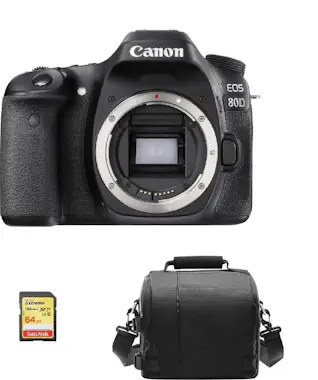 Canon CANON EOS 80D Cuerpo + 64GB SD tarjeta + Bolsa de Canon CANON EOS 80D Cuerpo + 64GB SD tarjeta + Bolsa de