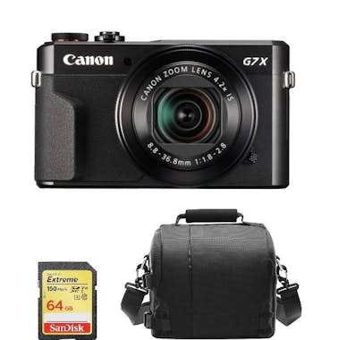 Canon CANON G7X II Negro + 64GB SD tarjeta + Bolsa de ca Canon CANON G7X II Negro + 64GB SD tarjeta + Bolsa de ca