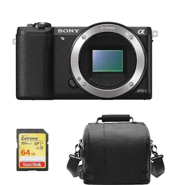 Sony SONY A5100 Cuerpo Negro + Tarjeta SD de 64GB + Bol Sony SONY A5100 Cuerpo Negro + Tarjeta SD de 64GB + Bol
