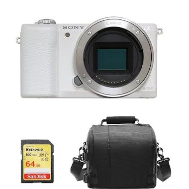 Sony SONY A5100 Cuerpo Blanco + Tarjeta SD de 64GB + Bo Sony SONY A5100 Cuerpo Blanco + Tarjeta SD de 64GB + Bo