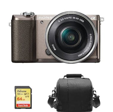 Sony SONY A5100 Marron KIT SEL 16-50MM F3.5-5.6 OSS Pla Sony SONY A5100 Marron KIT SEL 16-50MM F3.5-5.6 OSS Pla