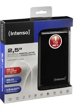 Intenso Intenso Memory Case 2.5"" USB 3.0, 1TB disco duro Intenso Intenso Memory Case 2.5"" USB 3.0, 1TB disco duro