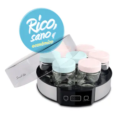Smart-Tek Yogurtera con temporizador (7 vasos) Smart-Tek Yogurtera con temporizador (7 vasos)