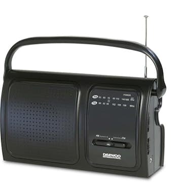 Daewoo Radio FM AM DRP-19 alimentación 220 v. cable inclu