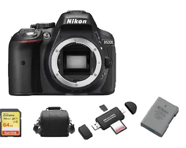 Nikon NIKON D5300 Cuerpo Negro + Tarjeta SD de 64GB + Bo Nikon NIKON D5300 Cuerpo Negro + Tarjeta SD de 64GB + Bo