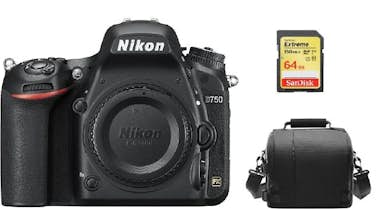 Nikon NIKON D750 Cuerpo + Tarjeta SD de 64GB + Bolsa de Nikon NIKON D750 Cuerpo + Tarjeta SD de 64GB + Bolsa de