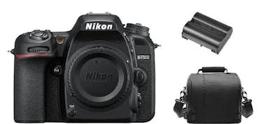 Nikon NIKON D7500 Cuerpo + Bolsa de camara + EN-EL15A Ba Nikon NIKON D7500 Cuerpo + Bolsa de camara + EN-EL15A Ba