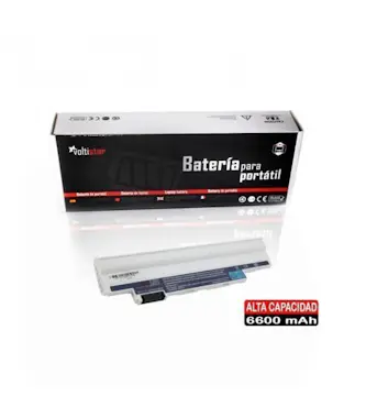 Voltistar BATERIA BLANCA DE ALTA CAPACIDAD PARA ACER ASPIRE Voltistar BATERIA BLANCA DE ALTA CAPACIDAD PARA ACER ASPIRE