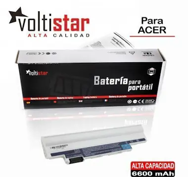 Voltistar BATERIA BLANCA DE ALTA CAPACIDAD PARA ACER ASPIRE Voltistar BATERIA BLANCA DE ALTA CAPACIDAD PARA ACER ASPIRE