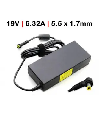 OEM CARGADOR PARA PORTÁTIL ACER 120W 19V 6.32A 5.5X1.7 OEM CARGADOR PARA PORTÁTIL ACER 120W 19V 6.32A 5.5X1.7