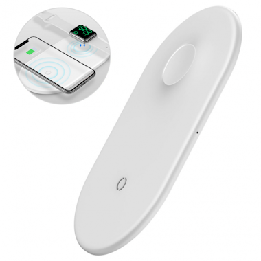 Baseus BASE CARGA INALÁMBRICA 2 EN 1 PARA APPLE WATCH Y I Baseus BASE CARGA INALÁMBRICA 2 EN 1 PARA APPLE WATCH Y I