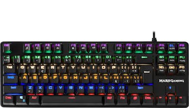 Mars Gaming Mars Gaming MK4 mini teclado USB QWERTY Inglés, It Mars Gaming Mars Gaming MK4 mini teclado USB QWERTY Inglés, It