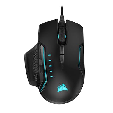 Corsair Corsair GLAIVE RGB PRO ratón USB Óptico 18000 DPI Corsair Corsair GLAIVE RGB PRO ratón USB Óptico 18000 DPI