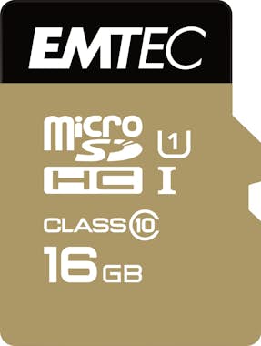 Emtec Emtec microSD Class10 Gold+ 16GB memoria flash Mic