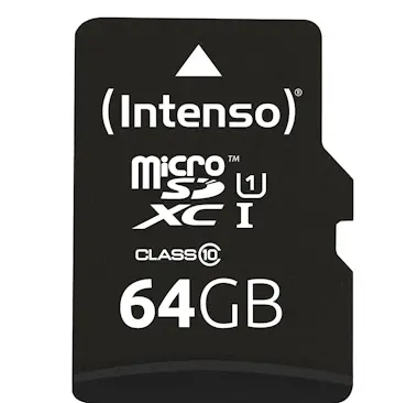 Intenso Intenso 3433490 memoria flash 64 GB MicroSDXC Clas Intenso Intenso 3433490 memoria flash 64 GB MicroSDXC Clas
